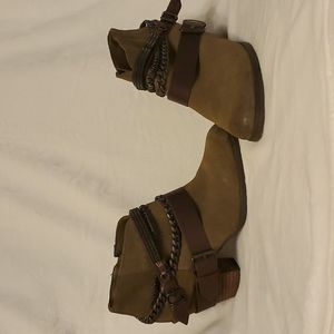 Trouve Bristol Suede Leather Ankle Boots Sz. 8